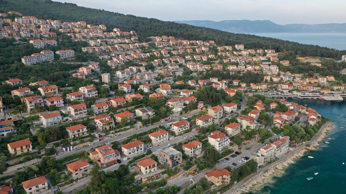 Rabac vanaf Drone